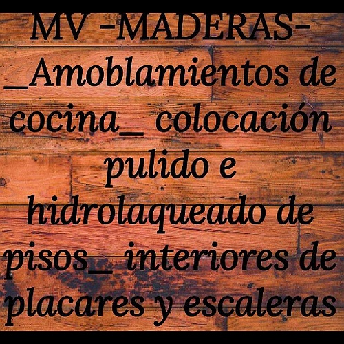M.V. Pisos de Madera